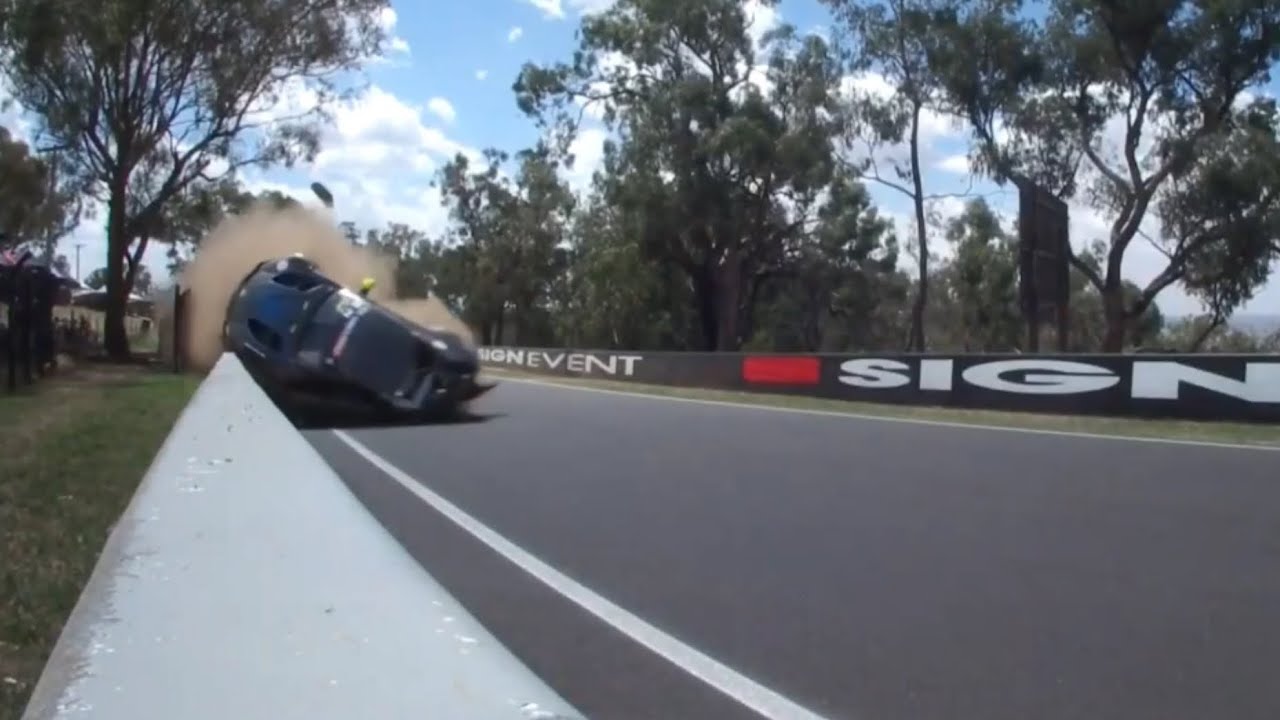 Bathurst 12h 2020 Qualifying | Aston Martin #62 HUGE Crash (all angles)