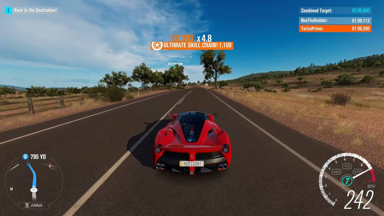 Blaze Through the Outback at High Noon in the LaFerrari (Hard)