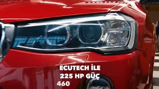 Bmw X4 araca stage 1 yazılım uygulaması paşaoğlu Auto Kütahya tavşanlı 0542 220 86 86  ECUTECH CHİP