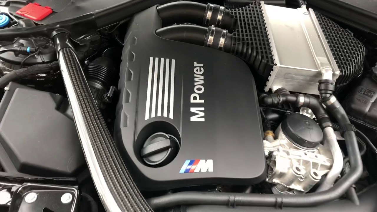 Bmw m4 engine bay clean