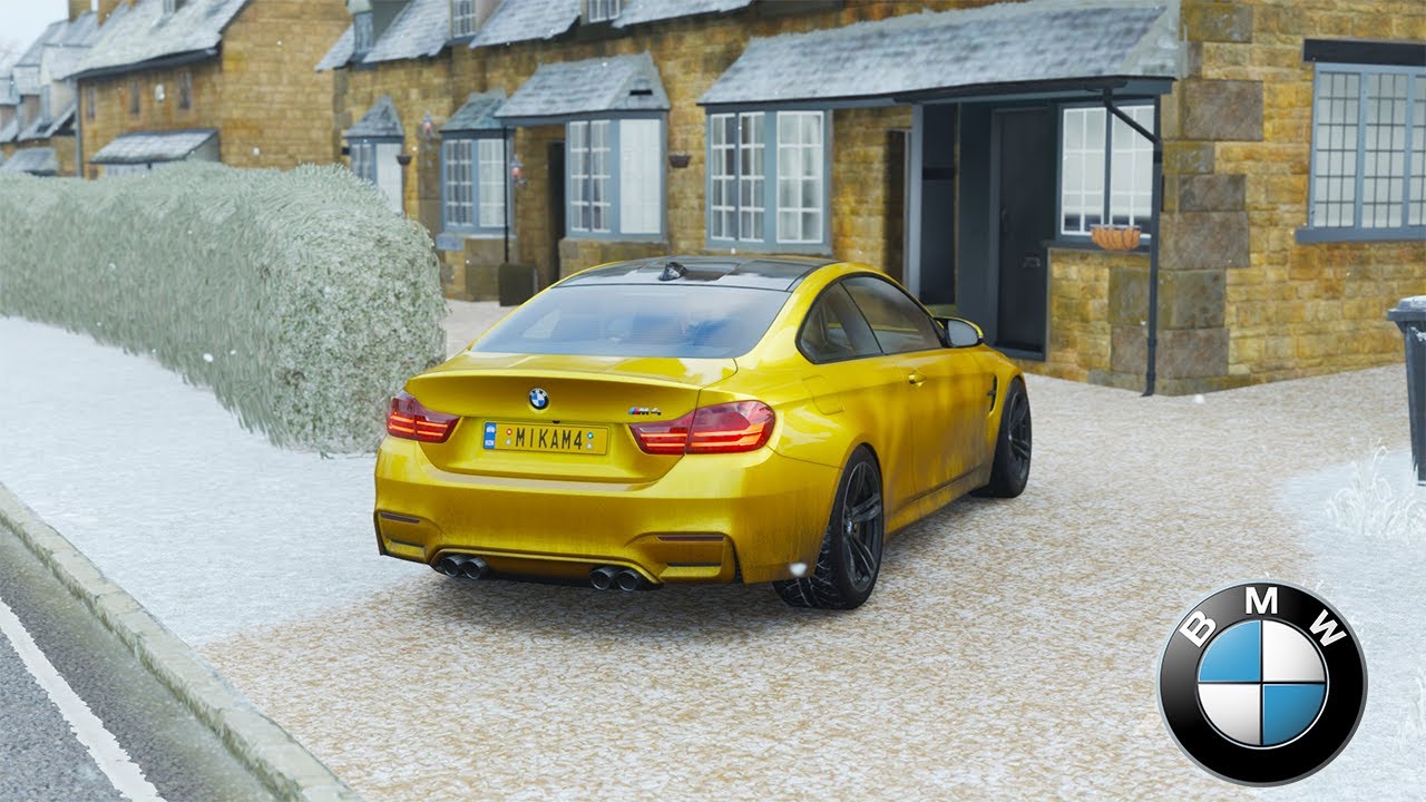 Brutal BMW M4 – COUPE in SNOW | Forza Horizon 4 | Logitech G29