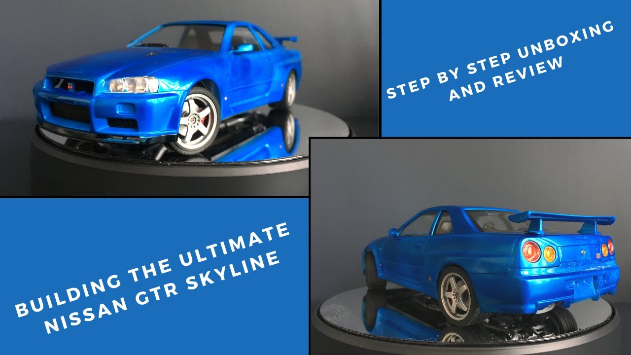 Building the Ultimate Nissan GTR Skyline R34. Step by Step Build and Review!