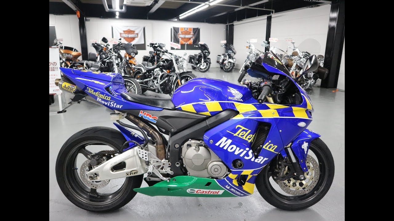 ホンダ CBR600RR 2005年 モビスターカスタム外装 アローフルエキ ETC バックステップ他 58万相当のカスタム車 諸費用込61.99万+全国送料8000円 ケーズバイク