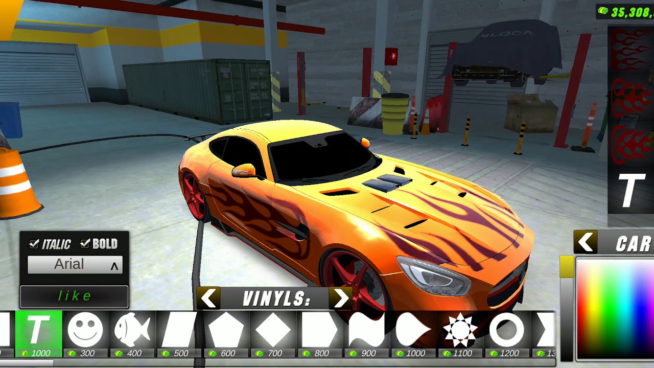 car parking mercedes tuning
