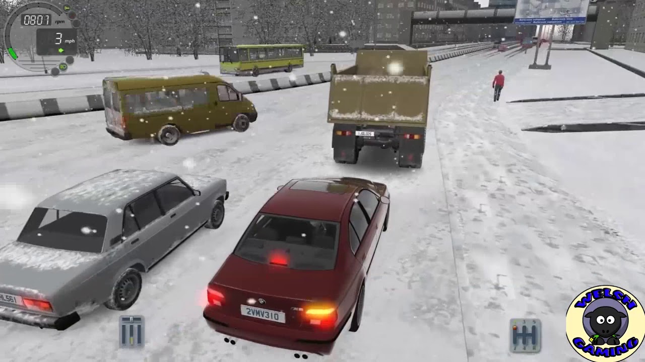 City Car Driving – BMW M5 E39 (Snow)