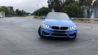 Dj Maphorisa spinning his BMW M4 !!!again