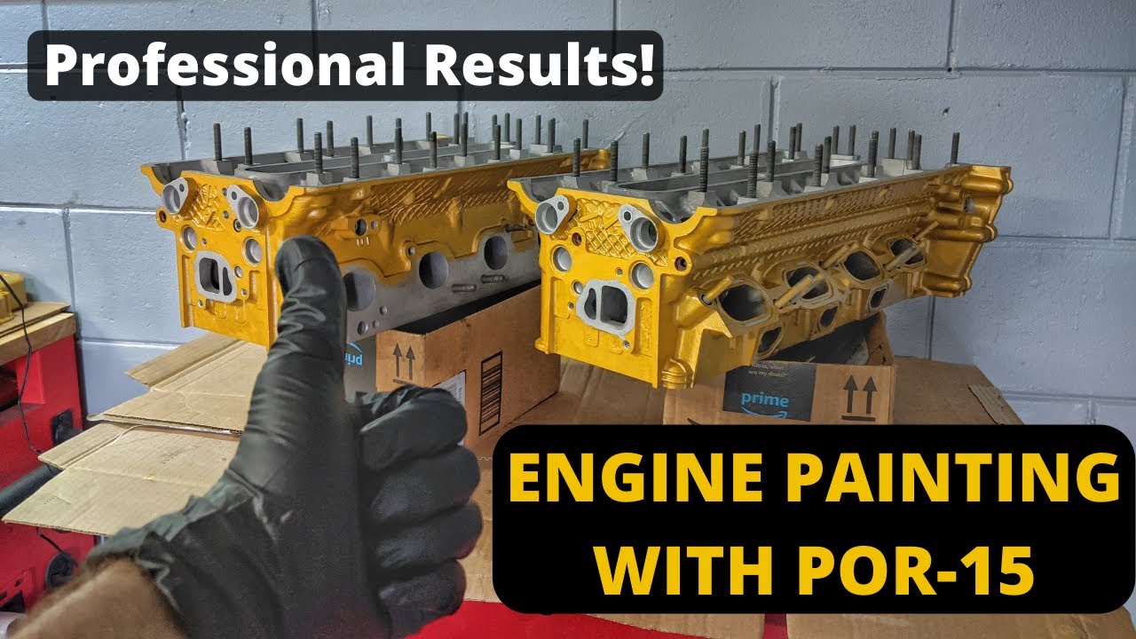 E39 M5 Wagon Build Pt 5: Painting the Engine with POR-15