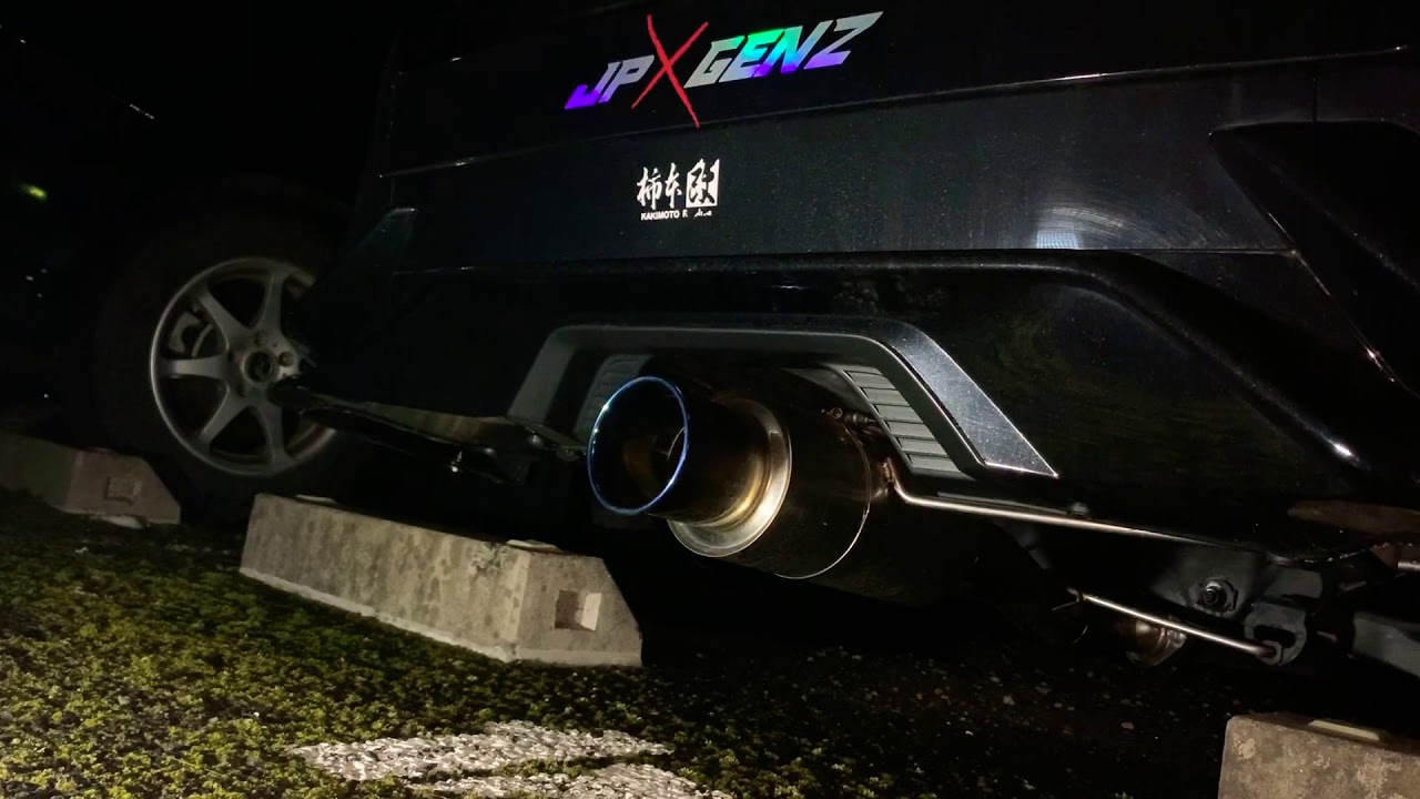 シビックハッチバックFK7 柿本改 GT1.0Racing #civic #fk7#exhaust