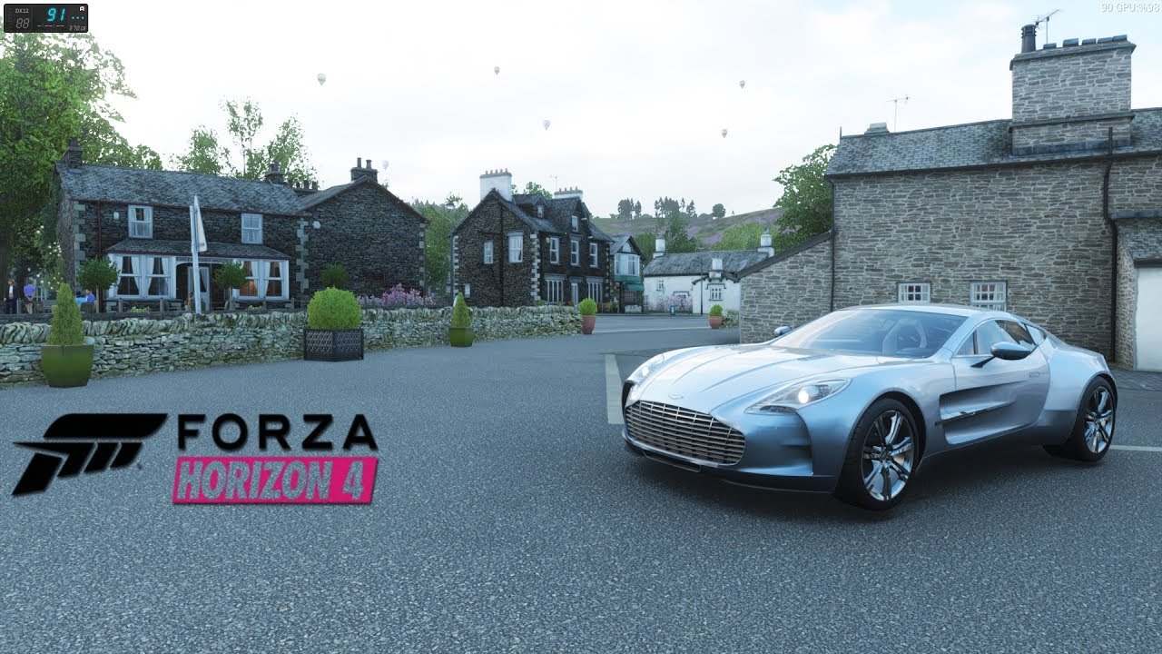 Forza Horizon 4 2010 Aston Martin [One 77] [TR] No WheelCam Logitech G920+Shifter Gameplay