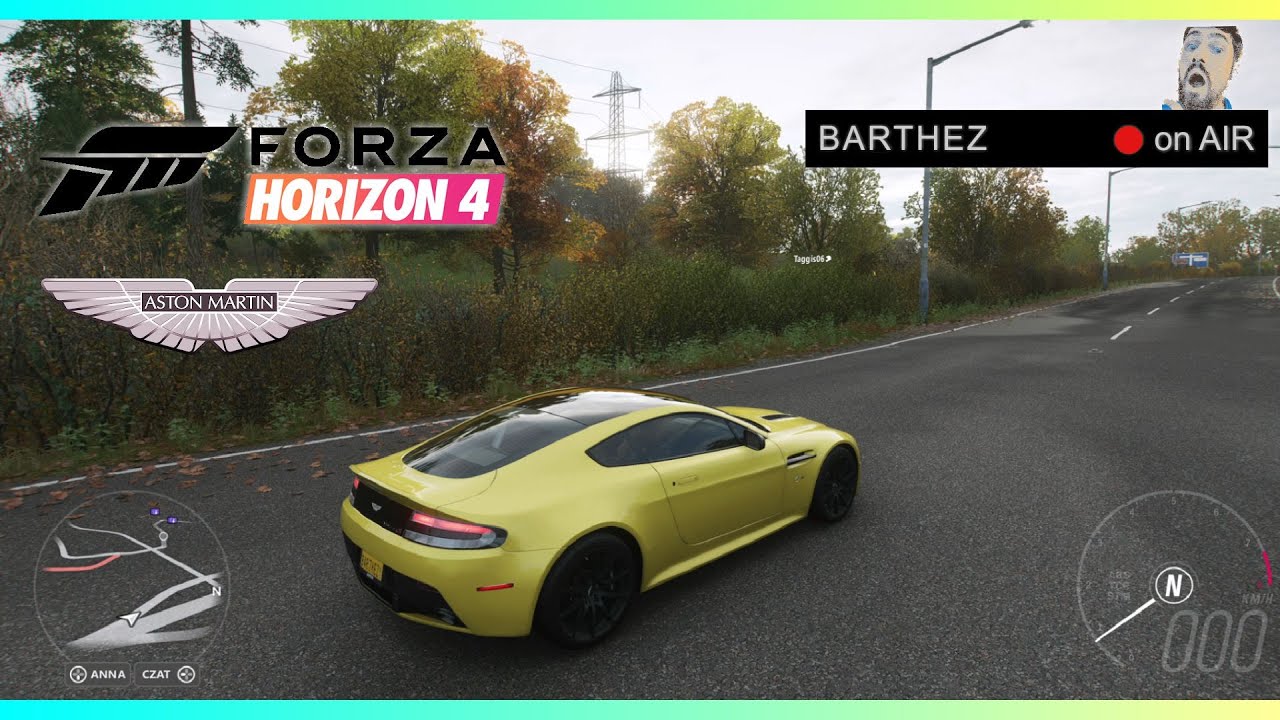 Forza Horizon 4 – Aston Martin V12 Vantage S 2013 + Logitech G920