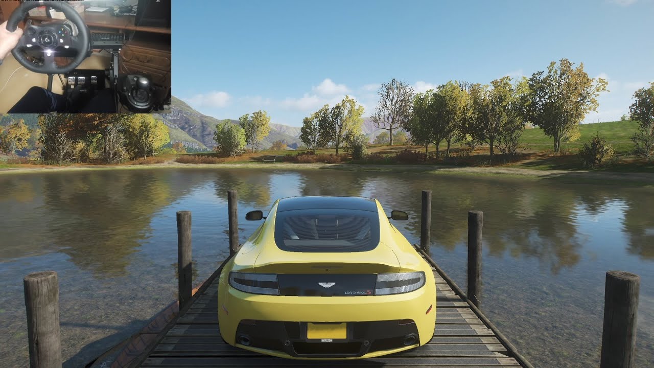Forza Horizon 4 - Aston Martin V12 Vantage S Freeroam Gameplay [1080p 60fps] | Logitech G920 [PC]