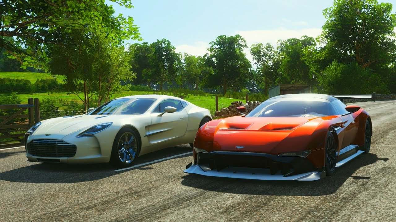 Forza Horizon 4 Drag Race: Aston Martin Vulcan vs Aston Martin One-77!!!