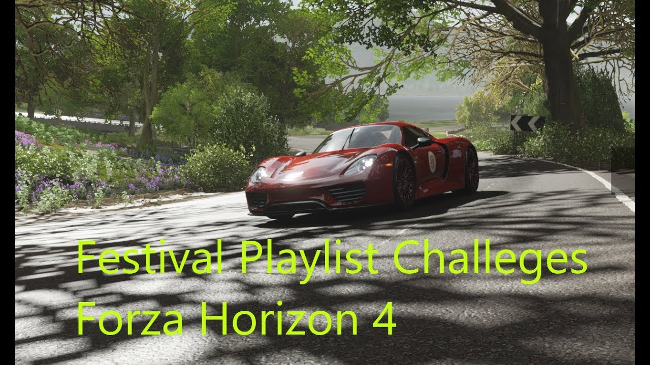 Forza Horizon 4 Festival Playlist With Porsche 918 + Won 1,000,000