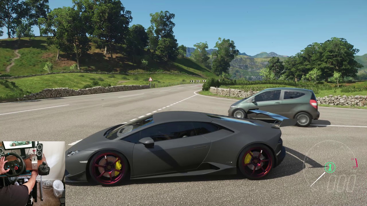 Forza Horizon 4 Logitech G29 Open World Gameplay 2014 LAMBORGHINI HURACAN LP 610-4