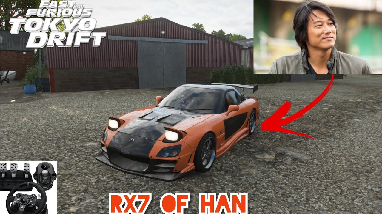 Forza Horizon 4 - Mazda RX7  do Han - Logitech g920 gameplay