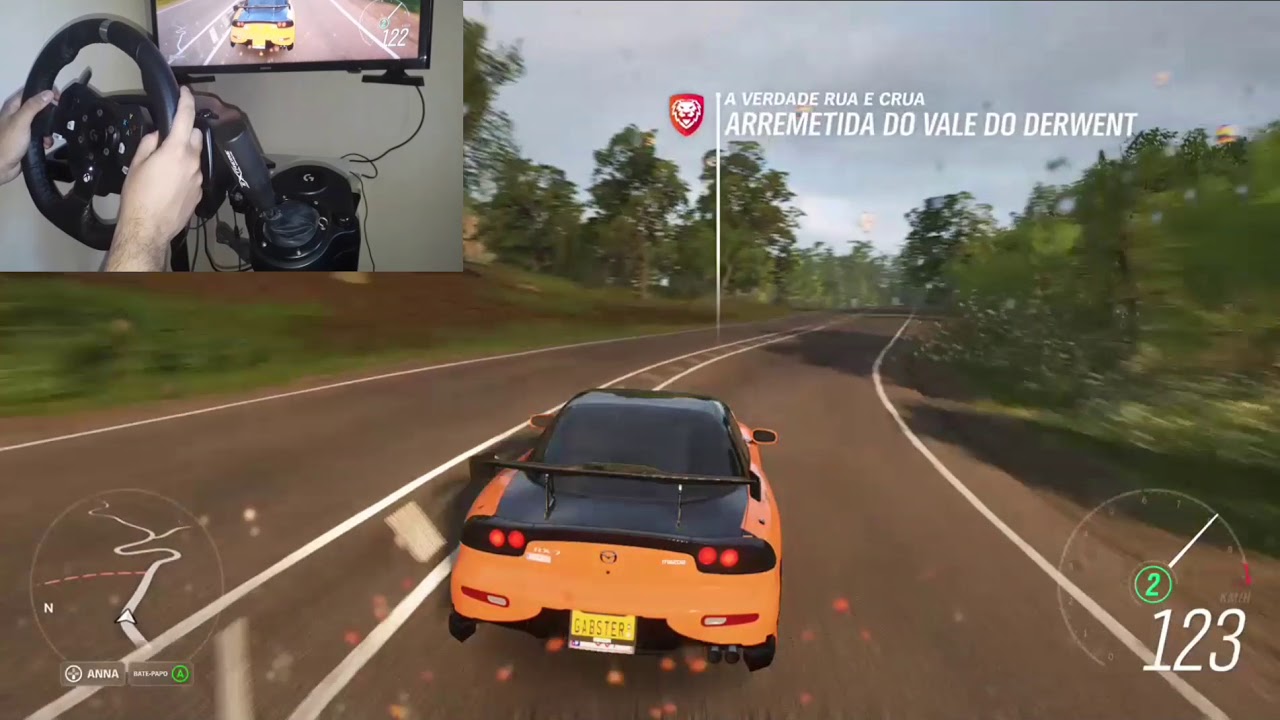 Forza Horizon 4 - Mazda RX7 of Han's -Tokyo Drift |Steering Wheel g920