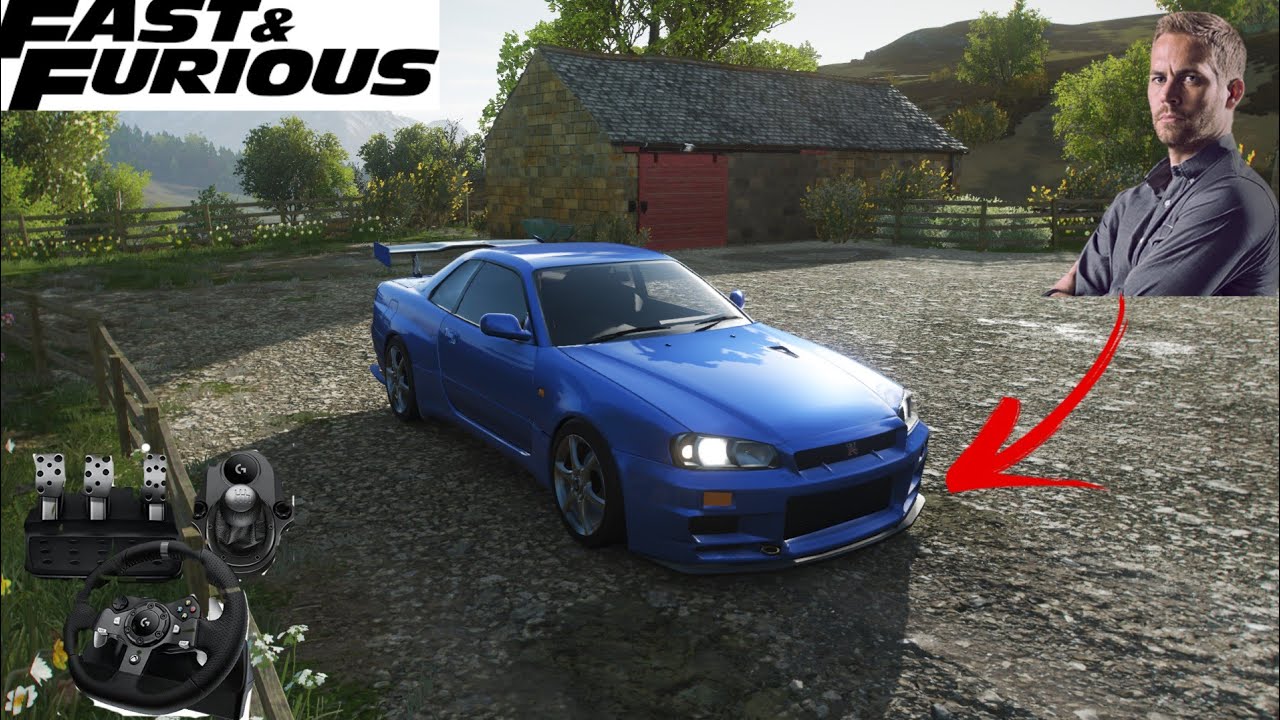 Forza Horizon 4 – Nissan Skyline GTR R34 – Volante Logitech g920 | Gameplay