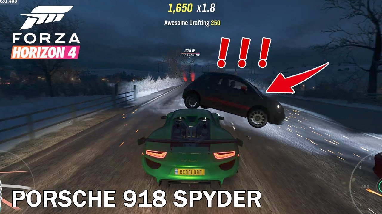 Forza Horizon 4 - PORSCHE 918 SPYDER Bottom to Top [PC 1080p 60fps]