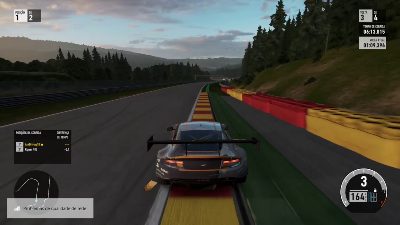 Forza Motorsport 7 : Aston Martin Vantage V12 GT , CIRCUITO SPA FRANCERCHAMPS ft Ripper 405