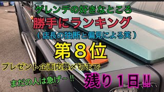 【Gクラス情報発信】ゲレンデの好きなところを勝手にランキング!!第8位