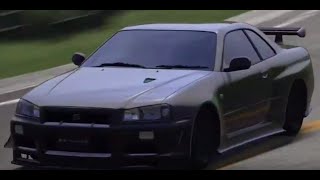 【GT5】 日産 スカイライン GT-R Vスペック II Nur (R34) ’02 【DEMO】,Dark Gray Pearl