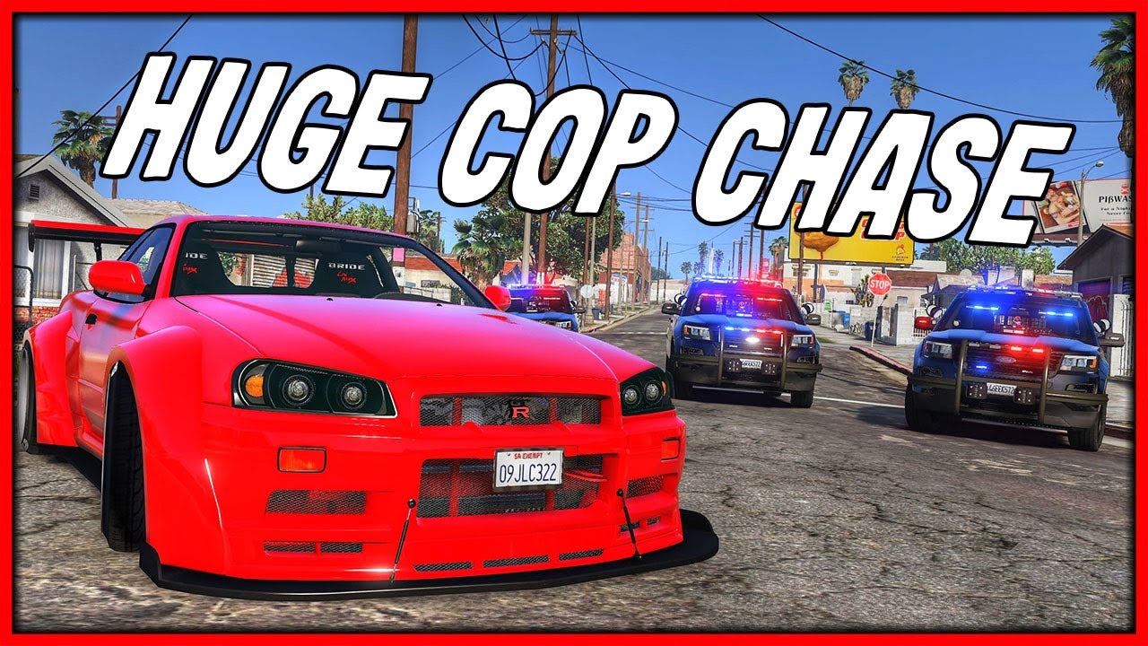 GTA 5 Roleplay – 3 Cops Chase Me in ‘MONSTER’ Nissan Skyline GTR R34 | RedlineRP #933