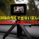 GoPro HERO8 ドライブレコーダー代わりにして他人の粗探ししてます