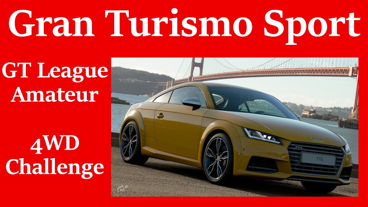 Gran Turismo Sport GT League Amateur 4WD Challenge Sardegna Audi TT Coupe Onboard