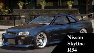 Gta IV тест драйв |2| Nissan Skyline R34