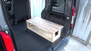 HONDA n-van 車中泊用のテーブル兼収納BOX　（前編）