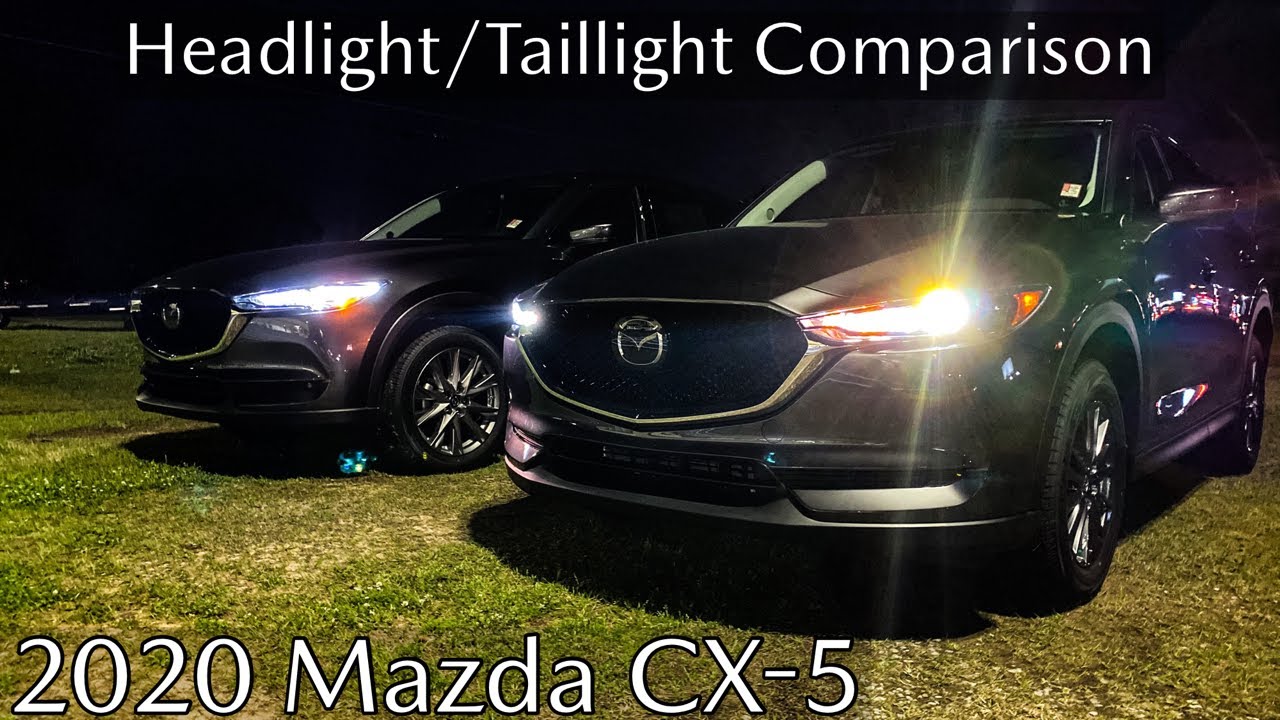 Headlight Comparison | 2020 Mazda CX-5 Touring & Grand Touring with Jonathan Sewell Sells
