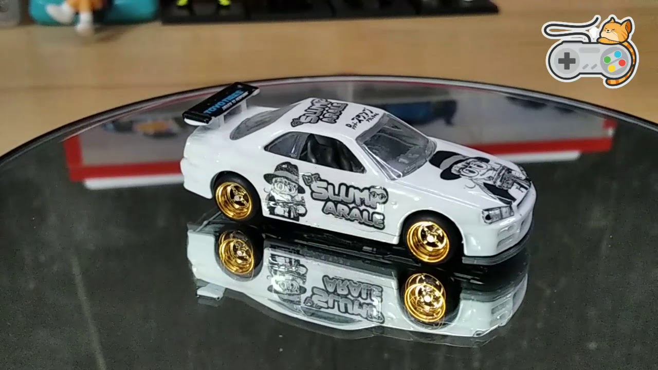 [Hotwheels]  Custom Nissan Skyline GT-R R34 // Dr. SLUMP Arale // D&G project