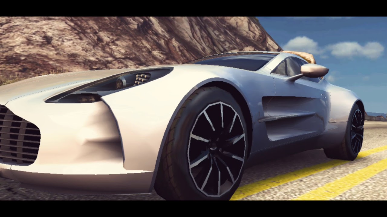 I won ASTON MARTIN ONE-77 NEED FOR SPEED NO LIMITS PROVING GROUNDS