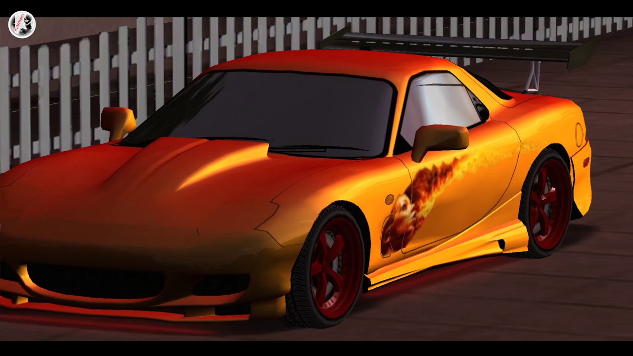 Juiced THQ 2005 – Mazda RX-7 – Race – Respray – Tuning – Test Drive
