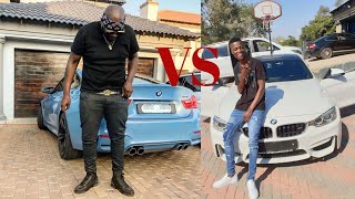 King Monada and DJ Maphorisa BMW M4 amazing spins