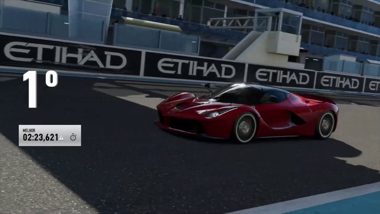 LaFerrari no Circuito de Yas Marina (Forza 7)