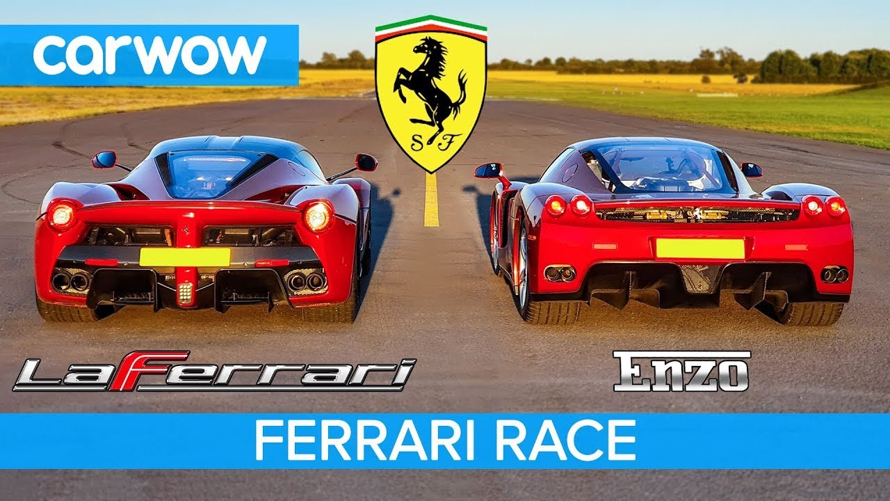 LaFerrari vs Ferrari Enzo  THE BEST RACE & BRAKE TEST