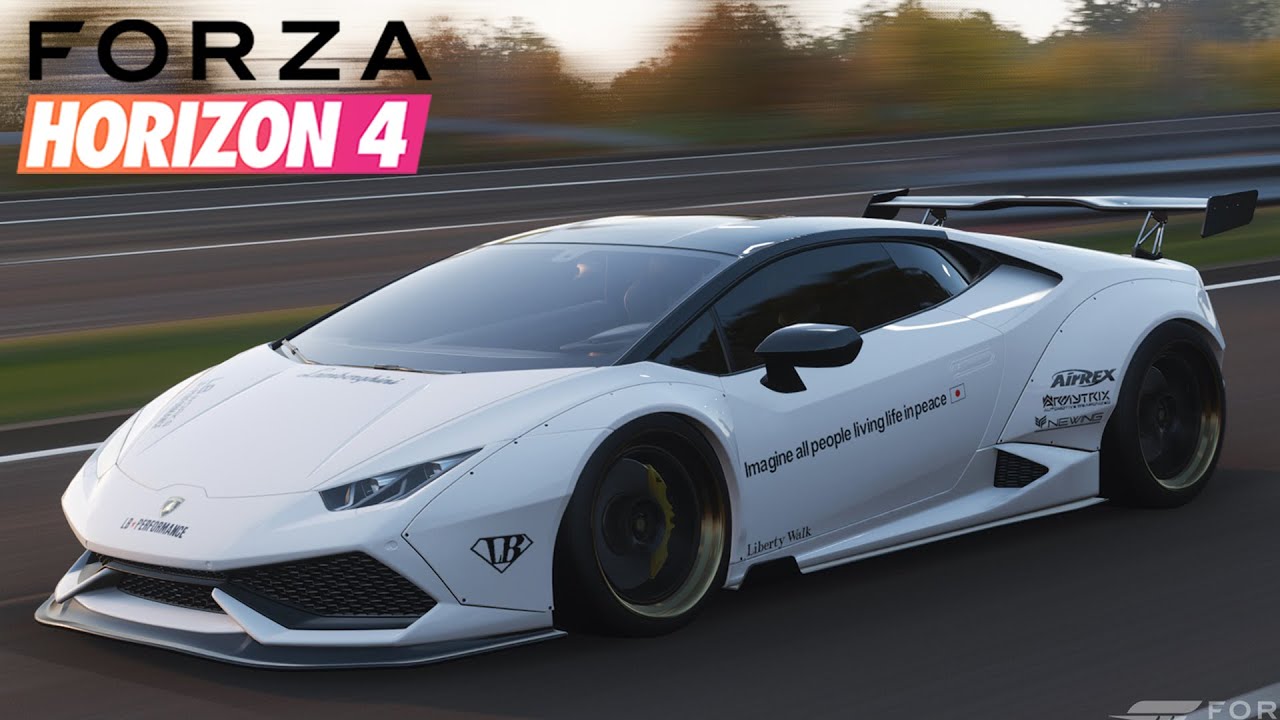 ขับรถ Lamborghini Huracan LP 610-4 กินลมชมวิว | Forza Horizon 4