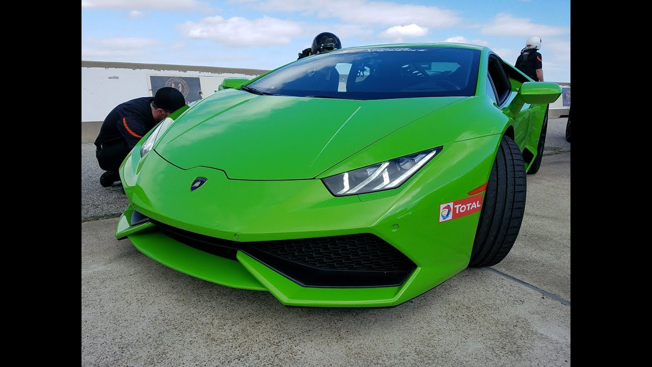 Lamborghini Huracan LP610-4 at a track