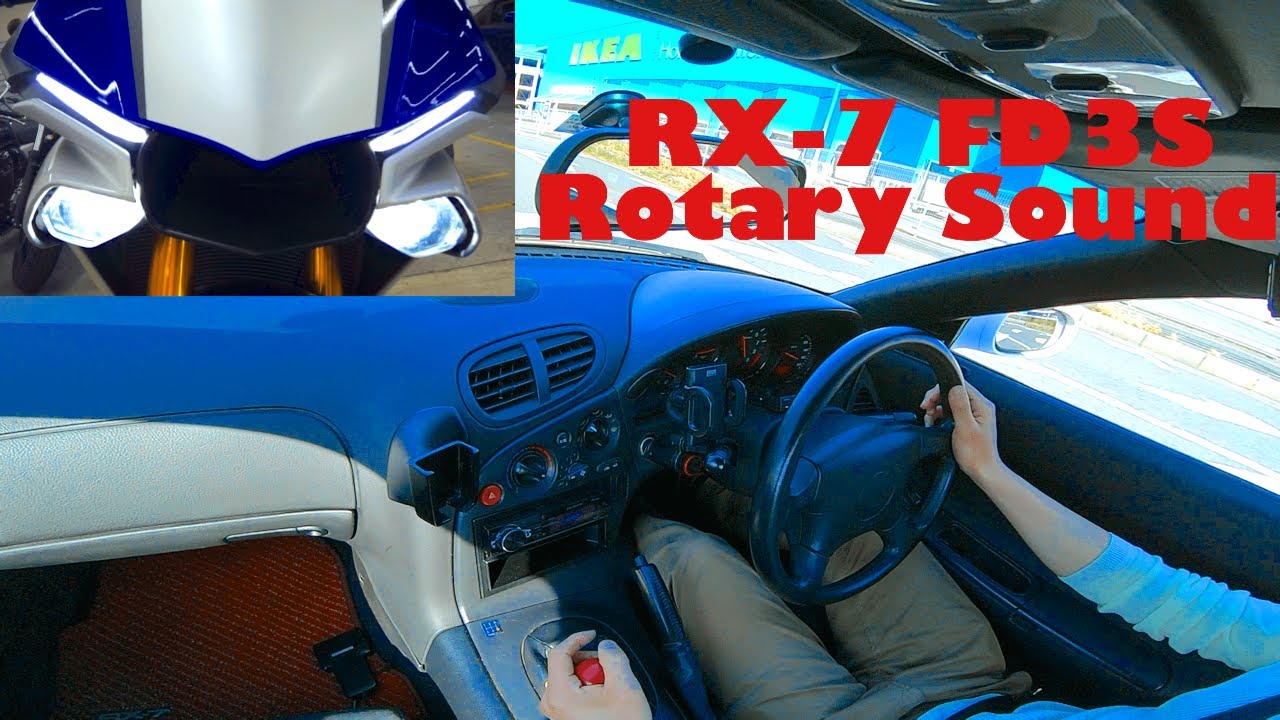 MAZDA RX-7 FD3S #19 ロータリーサウンド　YAMAHA YZF-R1 クロスプレーンサウンド　近々納車編　Rotary Sound&Cross Plane Sound  Japan