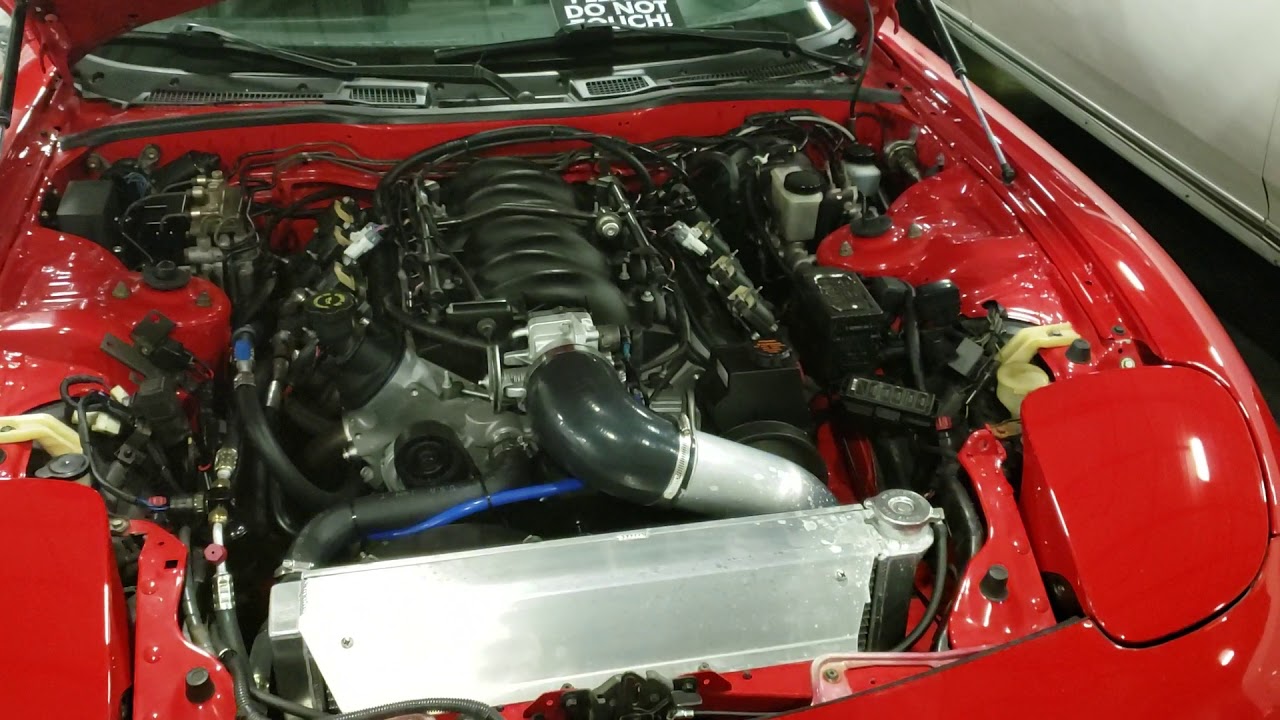 MAZDA RX-7  LS1 MOTOR INSTALL REVEALED.