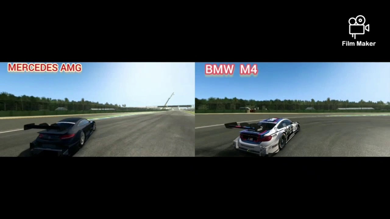 MERCEDES AMG VS BMW M4…REAL RACING