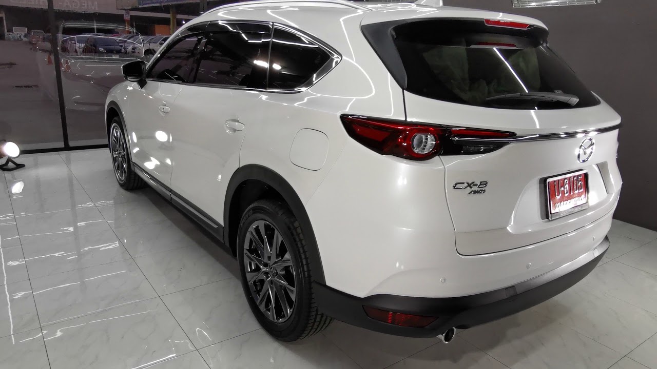 [รีวิว] Mazda CX8 2020 สีขาว | ผลงาน เคลือบแก้ว เคลือบเซรามิก ถามราคา คลองหลวง ตลาดไท ปทุมธานี