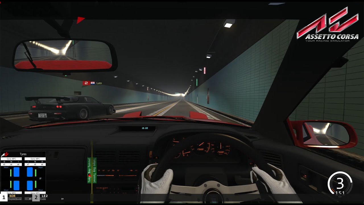 Mazda RX-7 FC3S @ Wangan - Assetto Corsa Online