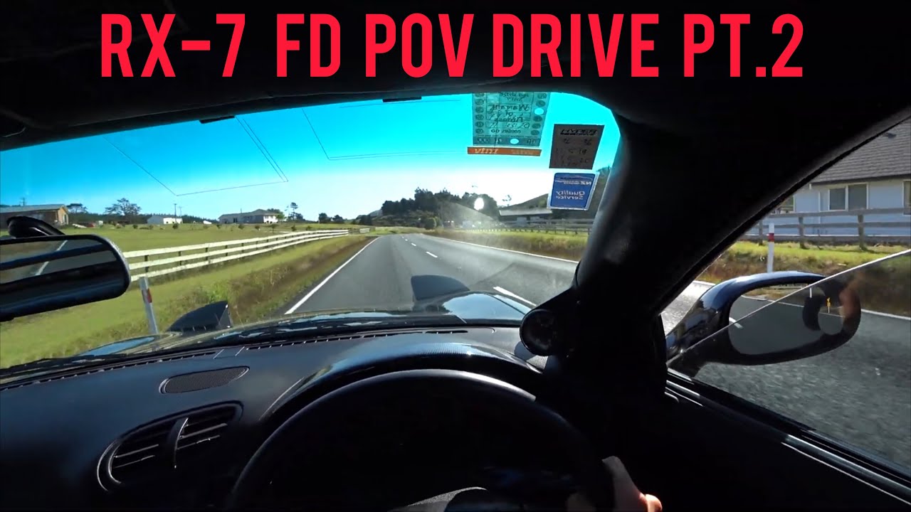 Mazda RX-7 FD TYPE RS POV Sunny Day Mild Spirit Driving Part 2 (1080P 60FPS)