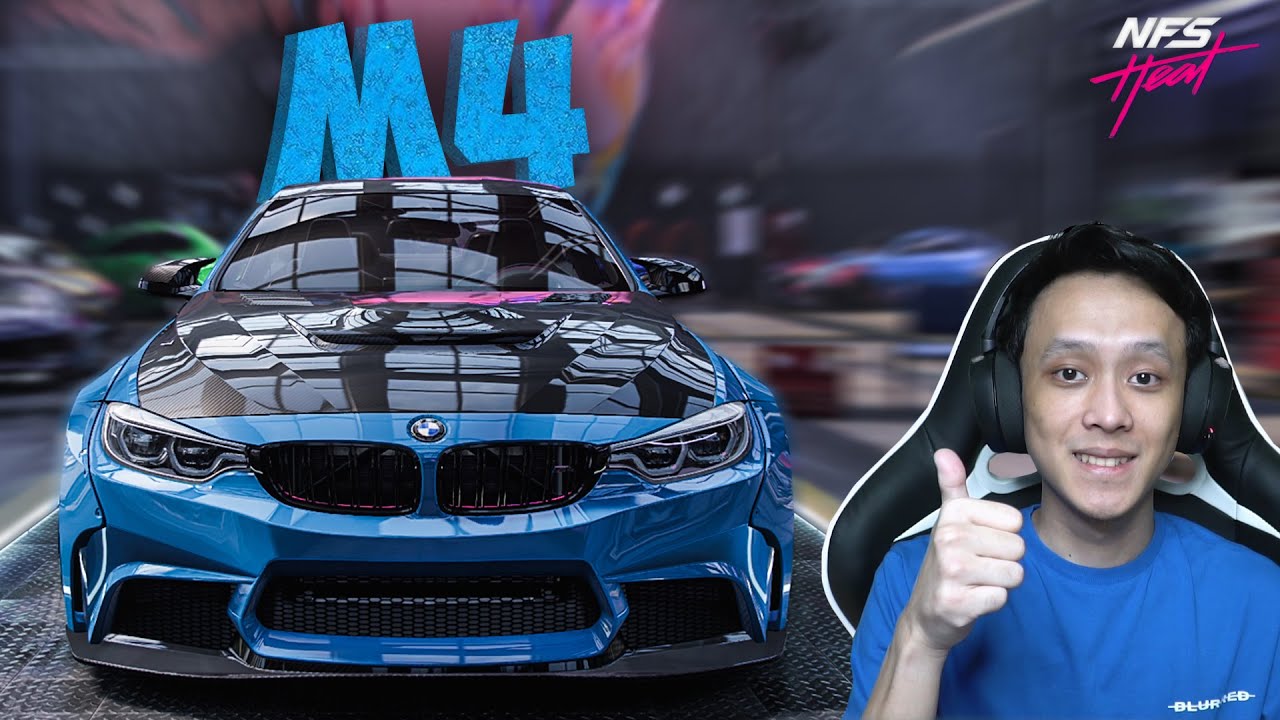 Modif BMW M4 Yas Marina Blue Pake Bodykit Liberty Walk – Need For Speed Heat Indonesia