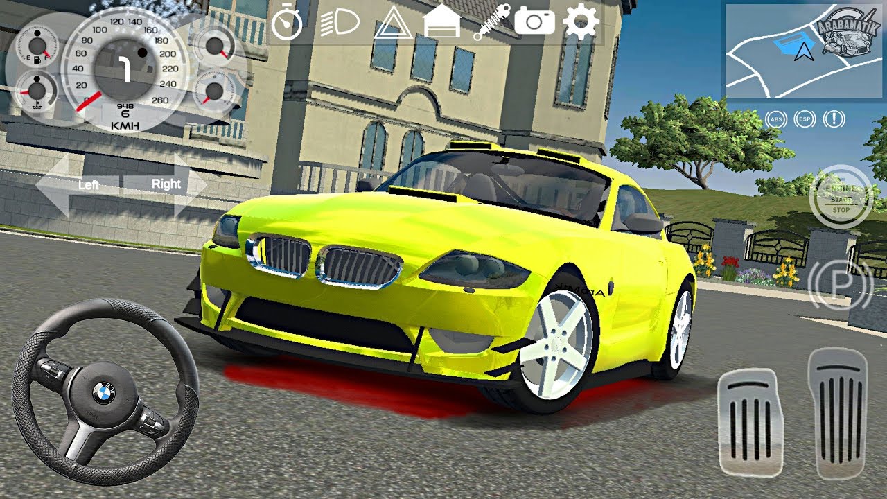 Modifiyeli BMW Z4 (Sarı) Araba Oyunu || European Luxury Cars #5 - Android Gameplay FHD
