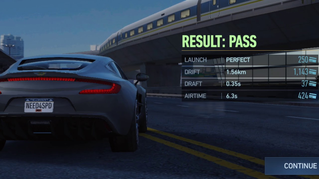 NEED FOR SPEED NO LIMITS PROVING GROUND ASTON MARTIN ONE-77
