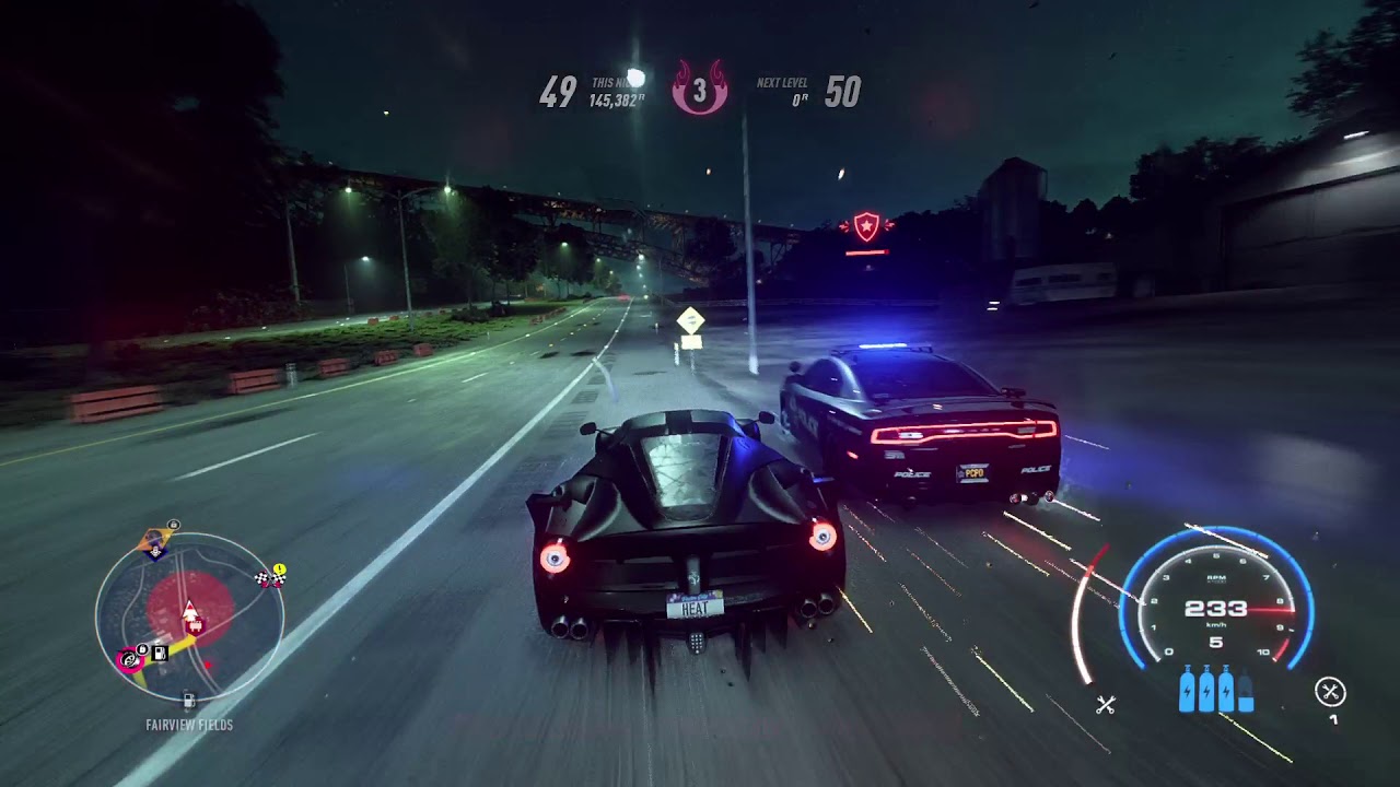 NFS Heat   Night cap chase with 2016 Ferrari LaFerrari