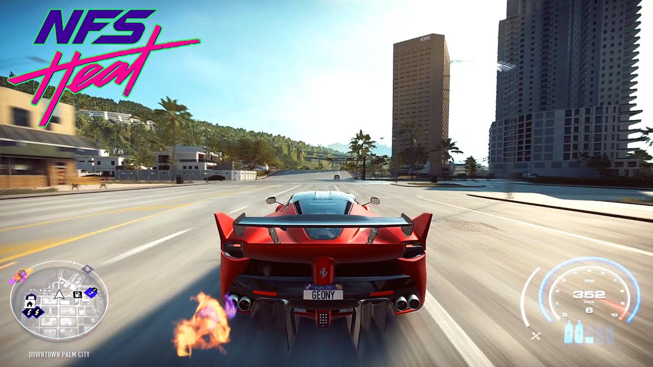 NFS Heat | PC Gameplay | NFS Heat Best Cars | FERRARI LaFerrari | Extreme Driving | GEONY GAMERS